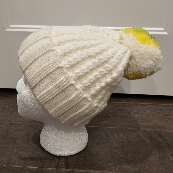 New Kate Spade New York Women\'s Knit White Beanie main image 5